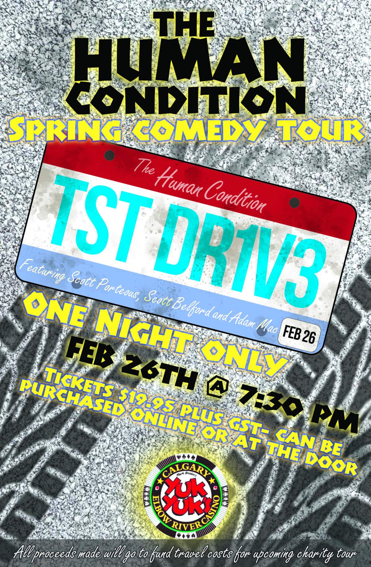 The Human Condition Spring Comedy Tour – Test Drive - image