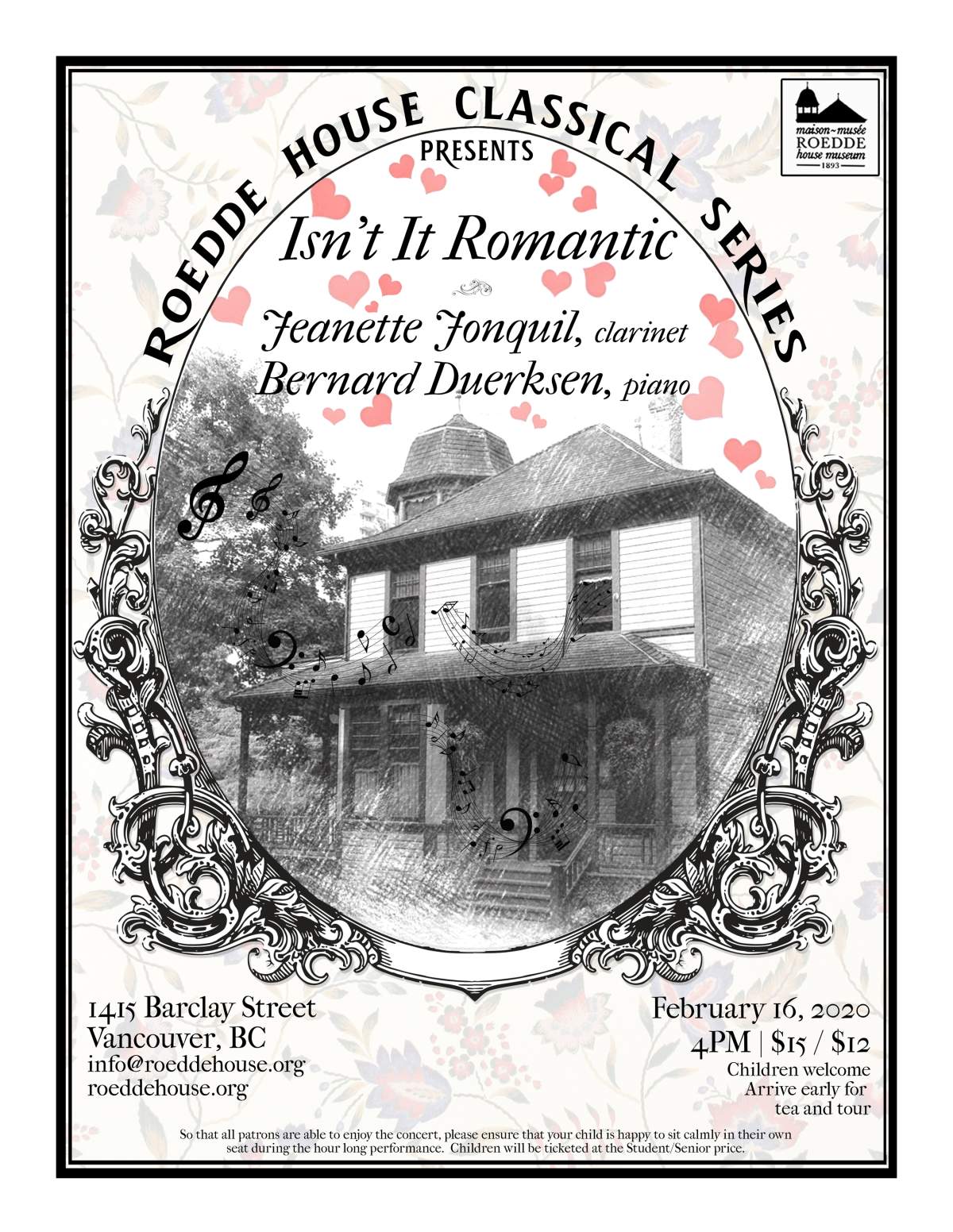 Roedde House Classical Series Presents: Isn’t It Romantic - image