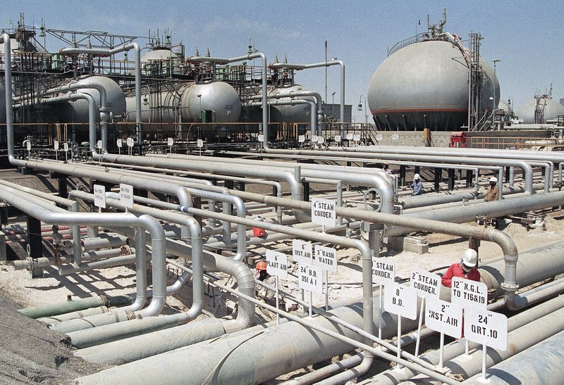 File photo of an Aramaco refinery located at Ras Tannura, Saudi Arabia. The leading country of the OPEC+ group wants to greatly increase oil production, in response to U.S. President Donald Trump's demands for lower oil prices.