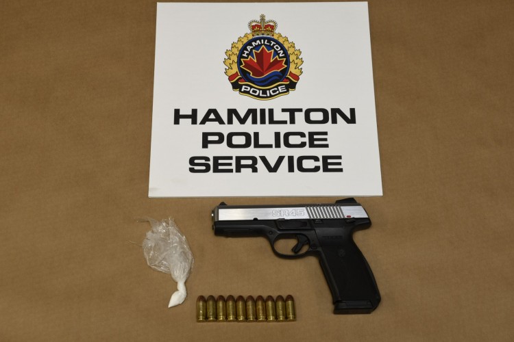 Hamilton man arrested for firearm and ammunition possession. 
