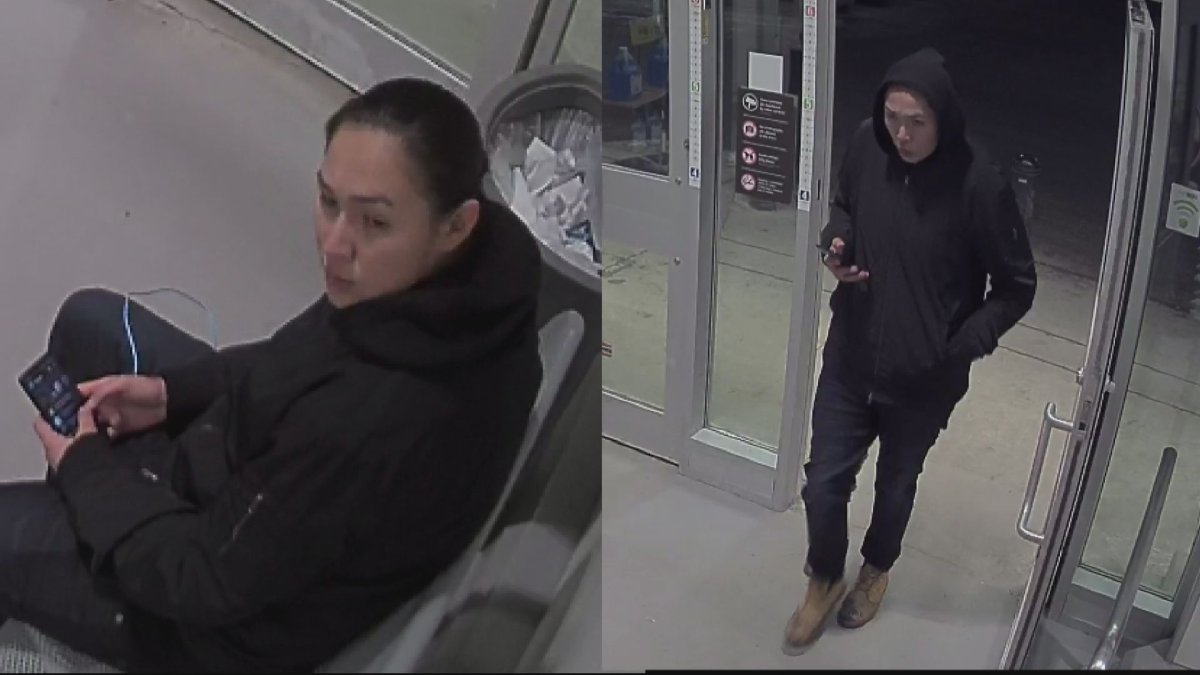 Calgary police are looking for two people in relation with a random attack that left a man with serious injuries. 