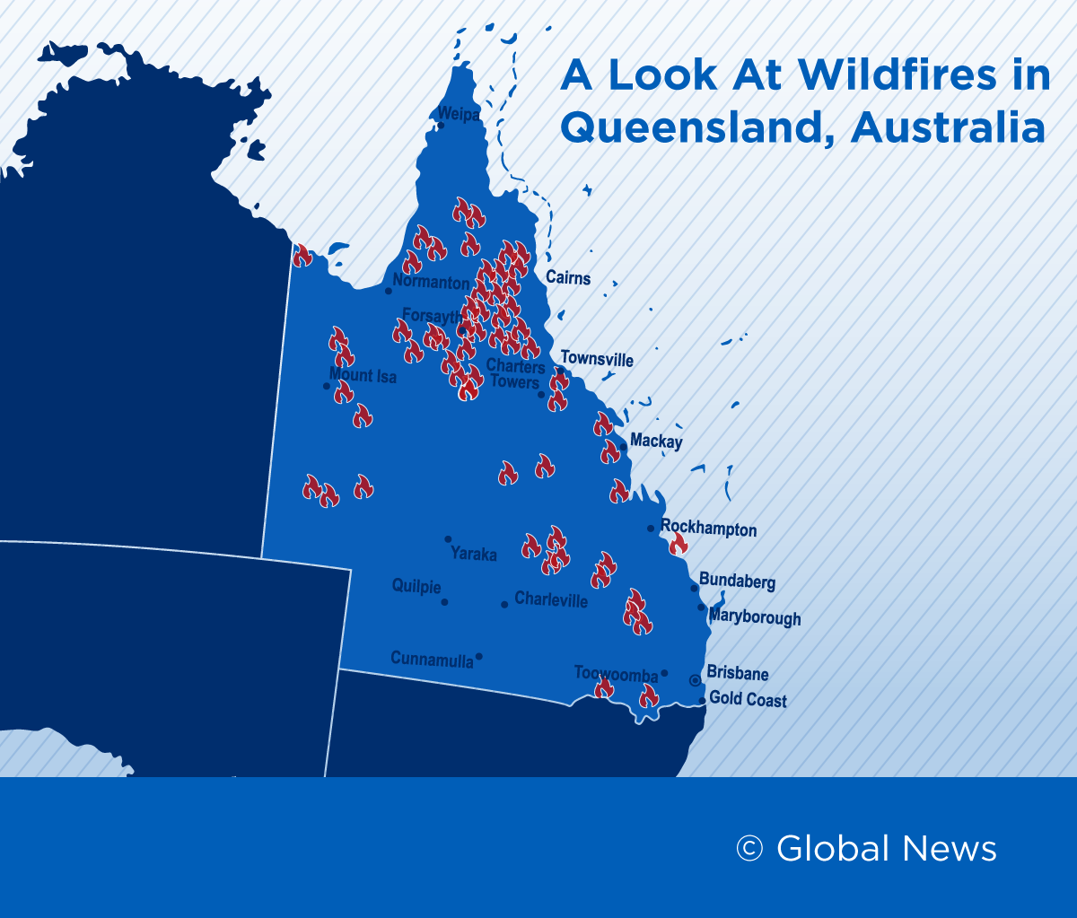 MAP Here’s where Australia’s wildfires are currently burning
