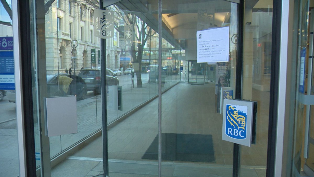 The RBC Royal Bank located on 11th avenue downtown Regina was robbed on Jan. 6. 