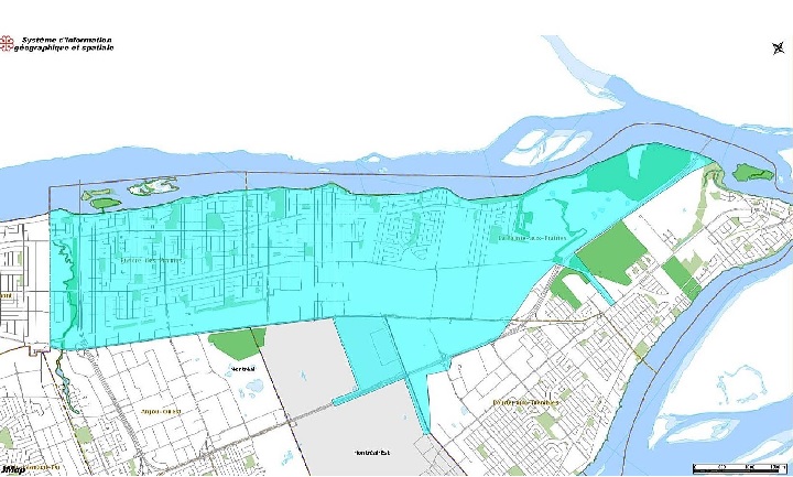 The sections in light blue are under a preventative boil water advisory. Wednesday, Jan. 8, 2020.