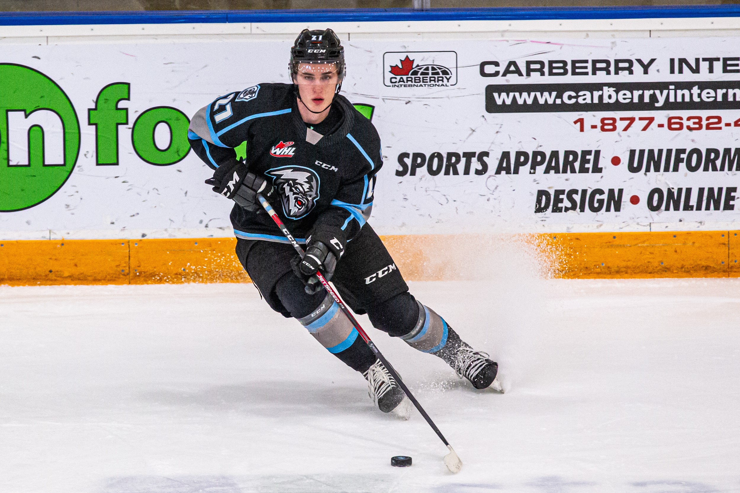 Spokane Chiefs Home Uniform - Western Hockey League (WHL) - Chris