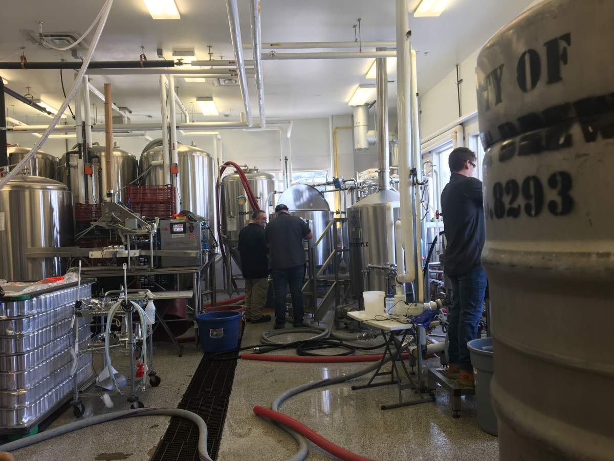 Brewery at Olds College.