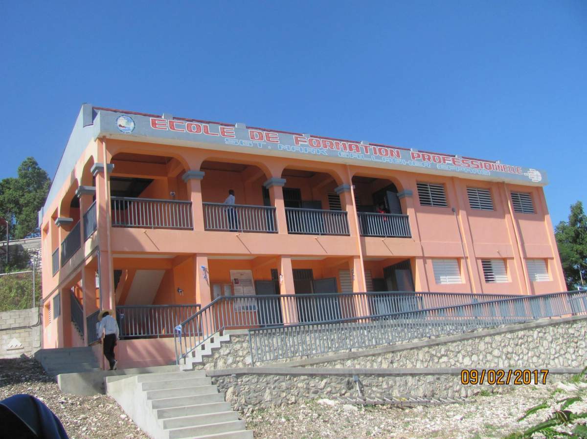 École Professionnelle du Sgt Mark-Gallagher, or the Mark Gallagher Vocational School, in Haiti