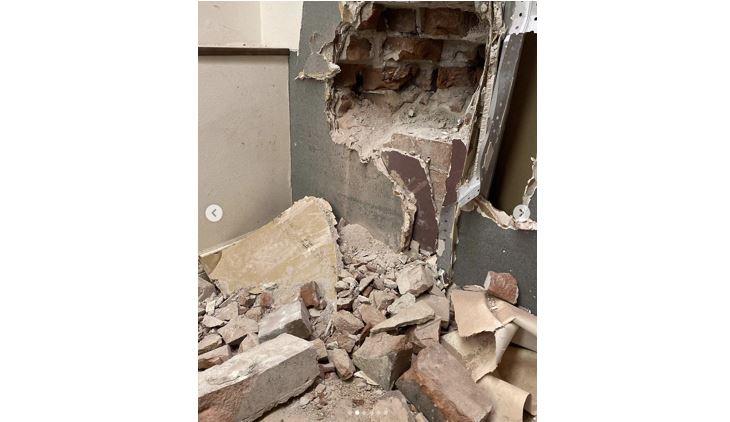 Amanda Munday, founder of The Workaround, says the damage was found on Friday.