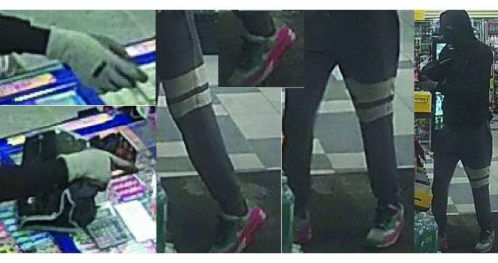 The suspect is described as six-feet tall with a slim build.