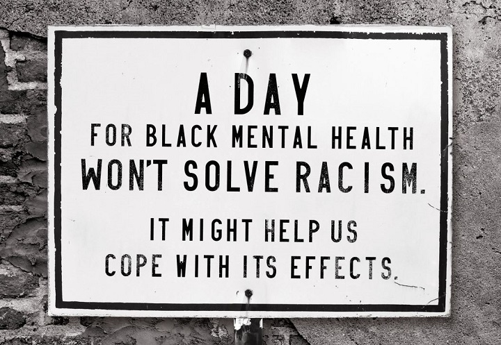 A poster released by the City of Toronto as a part of Black Mental Health Day.