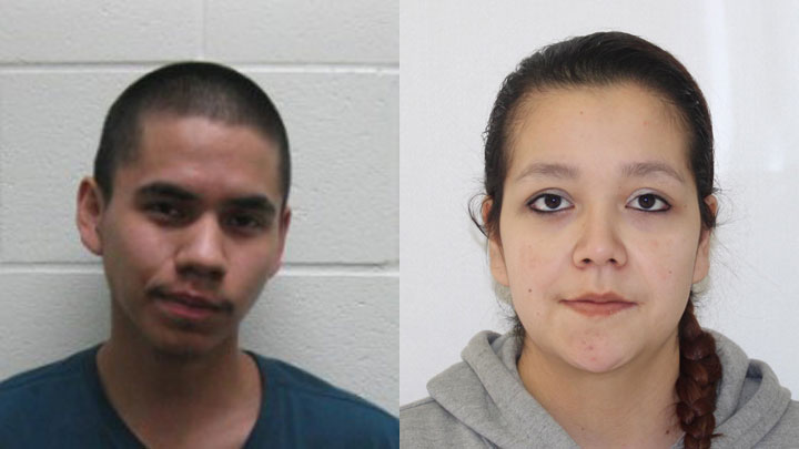 RCMP are asking for the public’s help in locating Charlie Charles (left) and Kandi Ratt (right), however, people are advised not to approach them as they are considered dangerous.