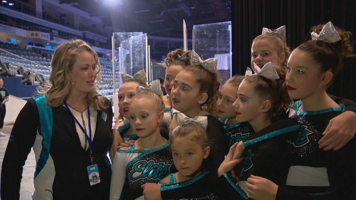 Coach Jocelyn Shields of the Diamond Elite team says they’re proud and happy to be competing at the Imagine Cheer and Dance Championship.