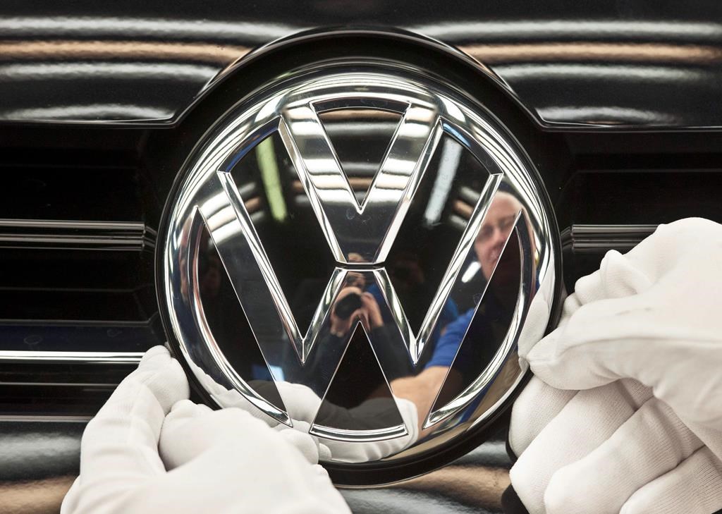 Volkswagen symbol. THE CANADIAN PRESS/AP, Jens Meyer.