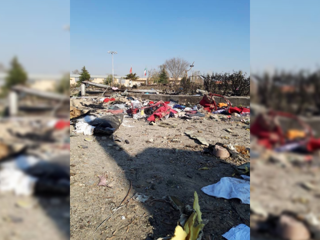 Officials in Tehran searched through the rubble.