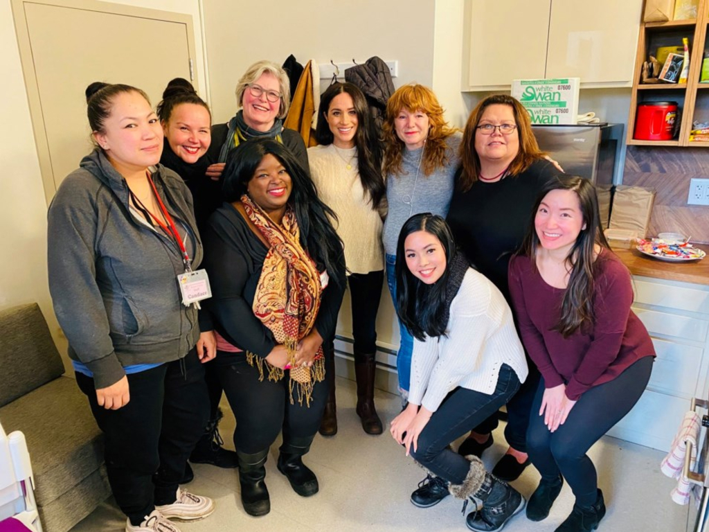 Meghan Markle visited Vancouver’s Downtown Eastside Women’s Centre on Jan. 14.