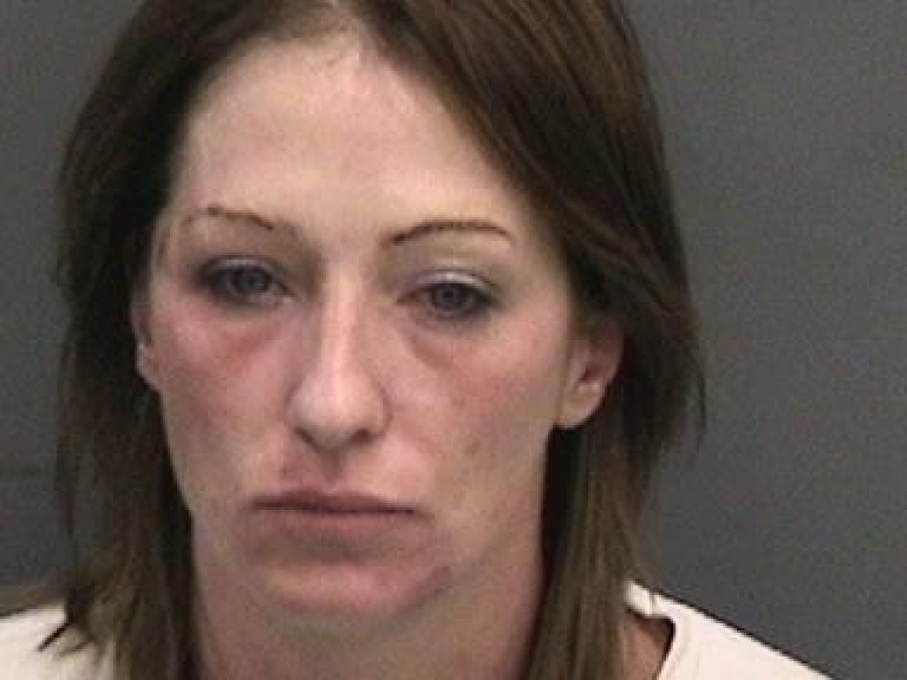 Emily Stallard, 37, was arrested after she was spotted reportedly creating a homemade bomb in a Tampa, Fla. Walmart.