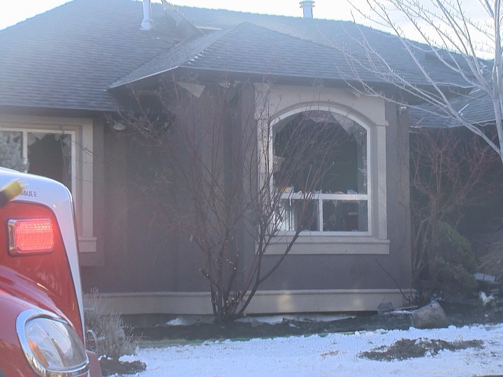 West Kelowna RCMP say a 36-year-old man from Kelowna suffered minor injuries in an morning house fire along the 2100 block of Ensign Quay on Thursday.