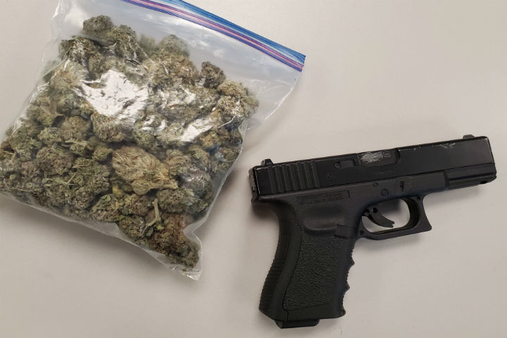 Replica handgun, cannabis seized from vehicle on Hwy. 400: OPP - image