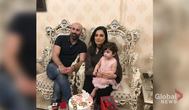 Evin Arsalani died alongside her husband Hiva and their young child Kurdia.