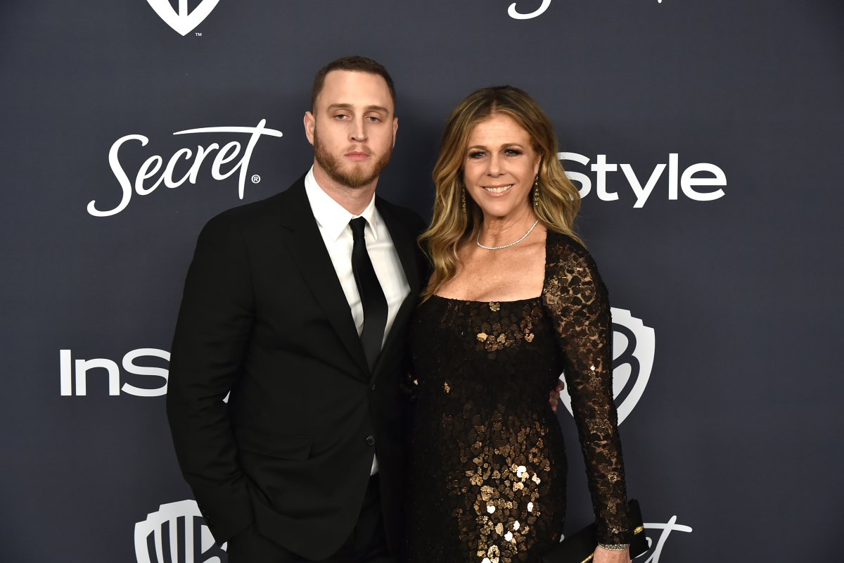 Chet Hanks and Rita Wilson attend the Warner Brothers and InStyle 21st Annual Post Golden Globes After Party Sponsored By L'Oreal Paris & Secret at Beverly Hills Hotel on Jan. 5, 2020 in Beverly Hills, Calif.