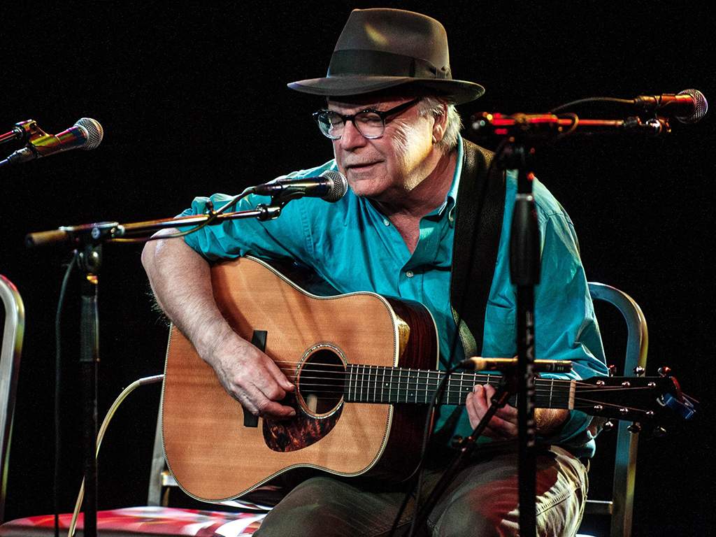 David Olney performing during the Dave Alvin's 'West of the West' train tour at the Soiled Dove in Denver, Col. on April 23, 2015.