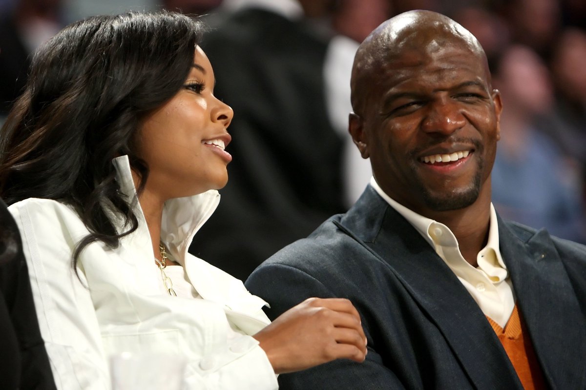 Gabrielle Union talks with Terry Crews during the 57th NBA All-Star Game, part of the 2008 NBA All-Star Weekend at the New Orleans Arena on Feb. 17, 2008 in New Orleans, La. 