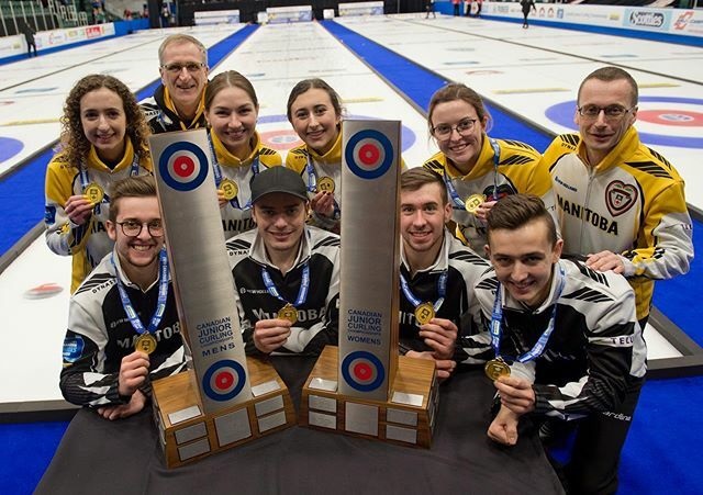 Manitoba wins double gold on the men's and women's side at the Canadian junior curling championships.