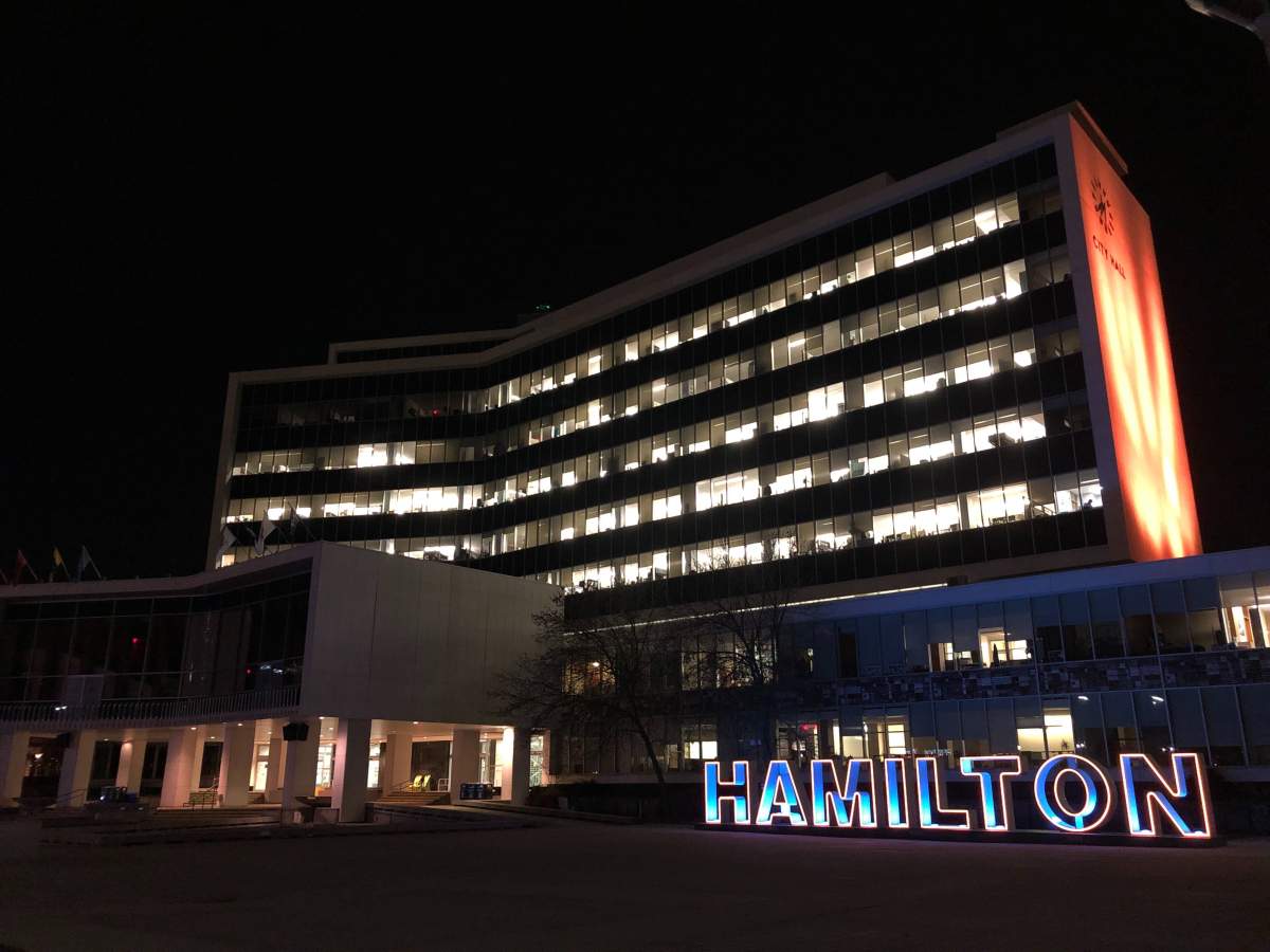 Hamilton City Hall.