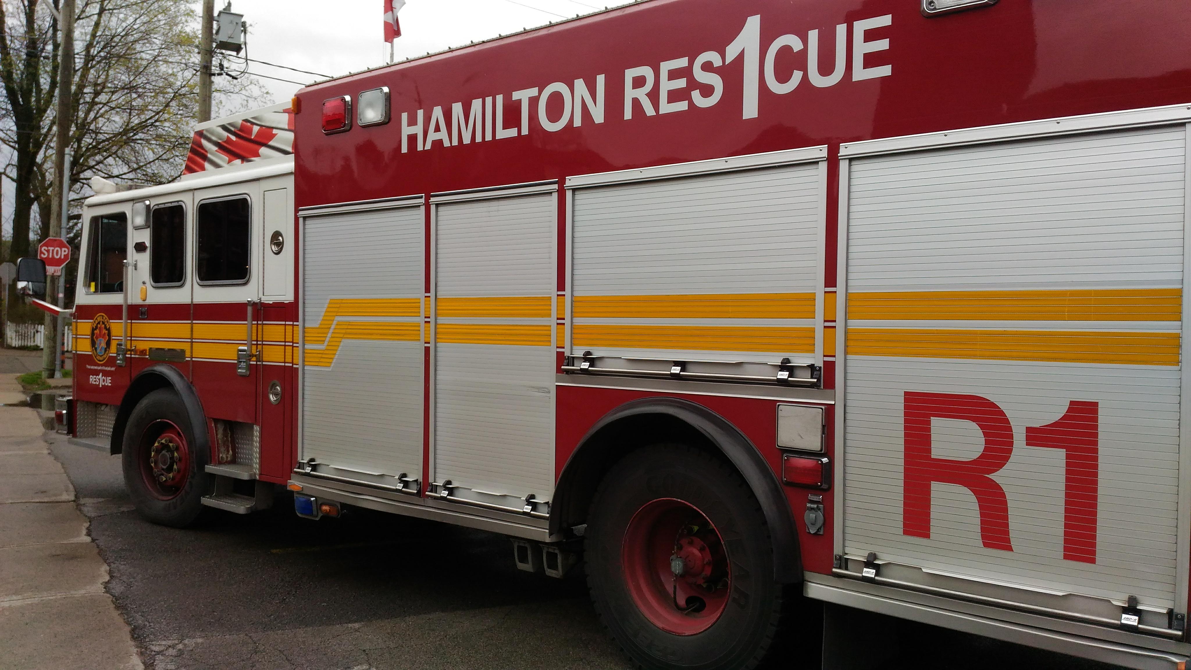 Multiple alarm fire at food processing operation on Hamilton