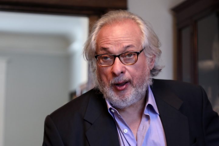 One-time lawyer and paralegal Harry Kopyto is seen at his home in Toronto on Friday, Jan. 17, 2020. A judge has permanently barred Kopyto, 73, from performing legal services for clients or holding himself out as a legal agent.