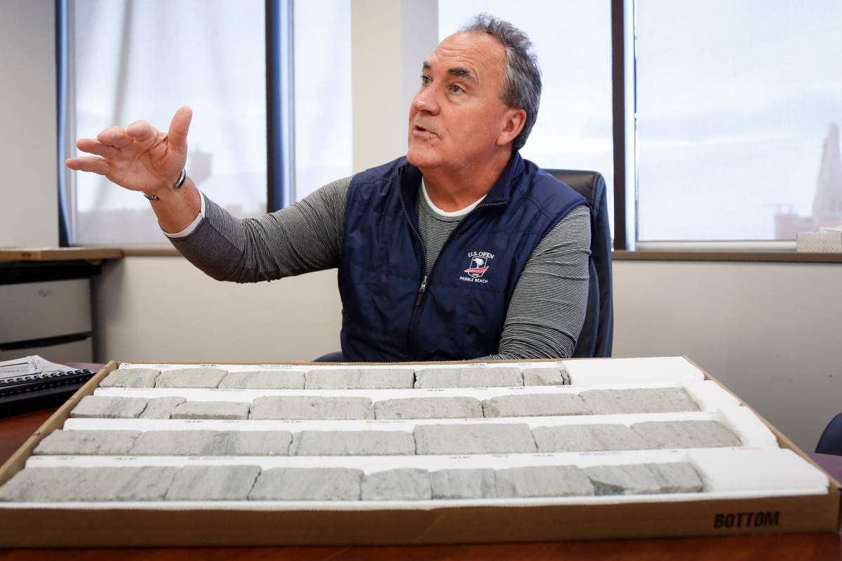 Marlon McDougall, president of North American Helium, is shown at the company’s head office in Calgary, Alta., Wednesday, Dec. 18, 2019.