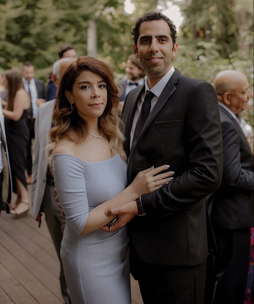 Mohammad Hossein (Daniel) Saket and Fatemeh (Faye) Kazerani.