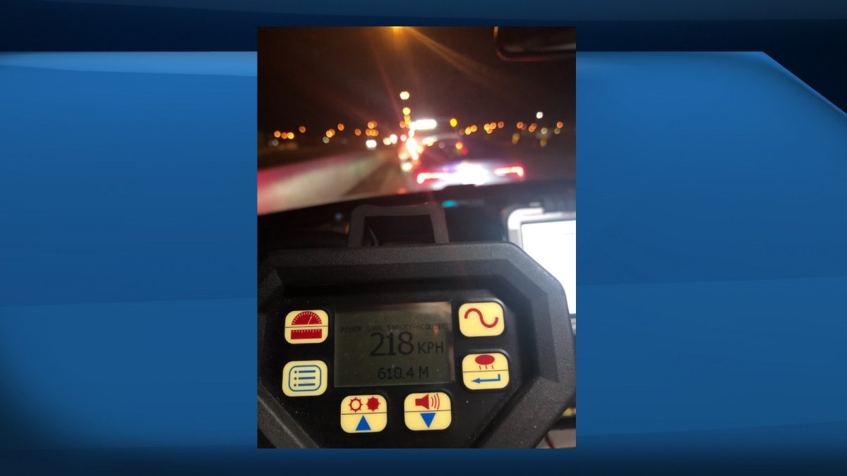 A 19-year-old is facing charges after allegedly going double the speed limit on Highway 400 on Tuesday morning. 