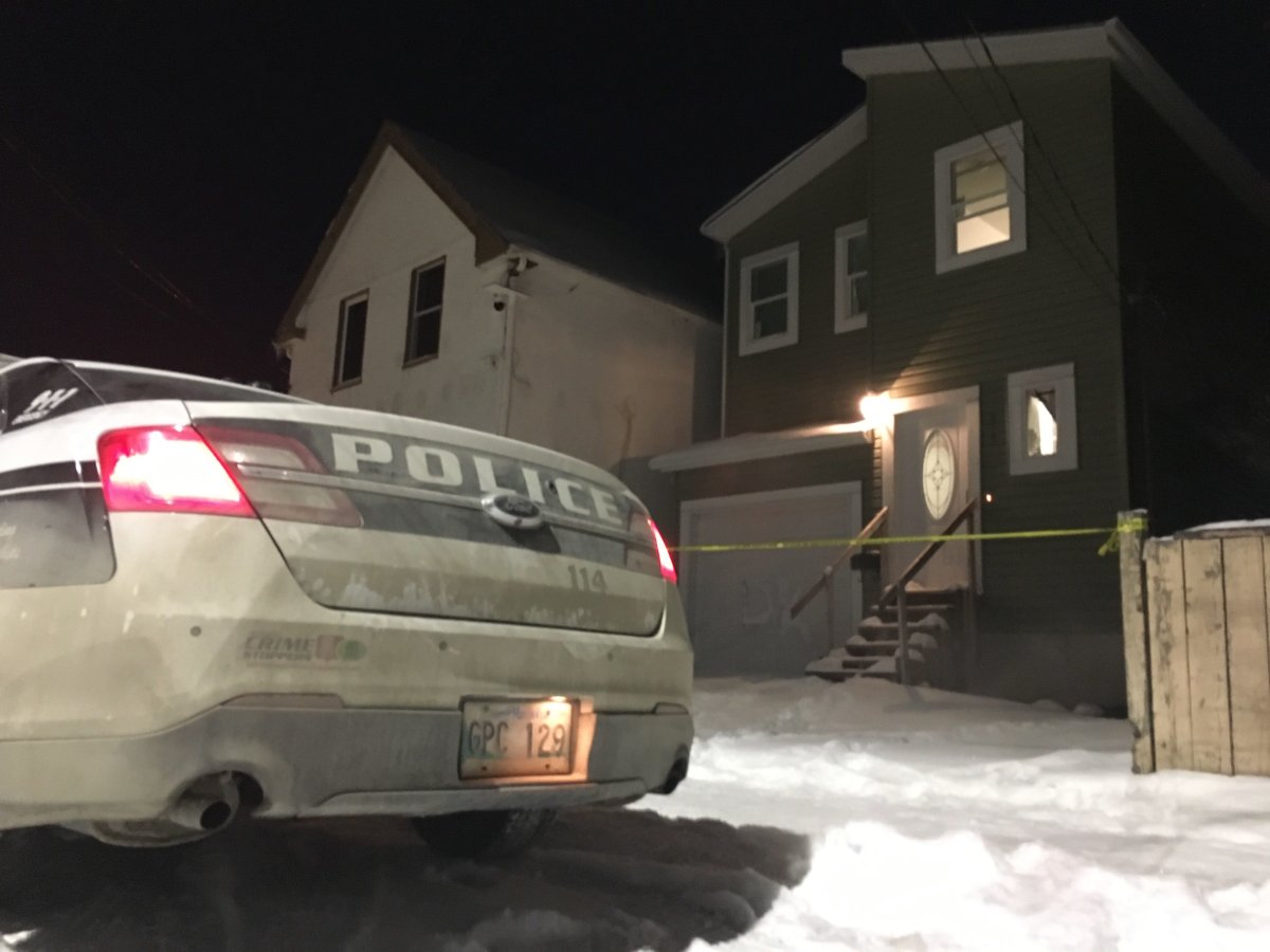 Winnipeg police responded to a home on Alexander Avenue on Tuesday night.