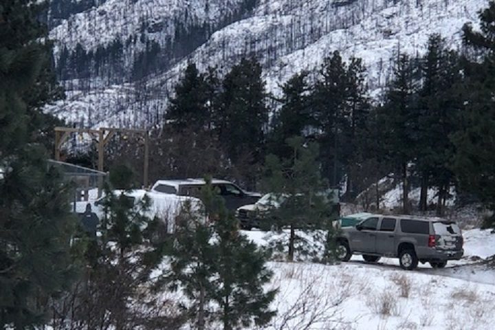 The scene of a fatal officer involved shooting in Lytton on Monday, Jan. 13, 2020. 