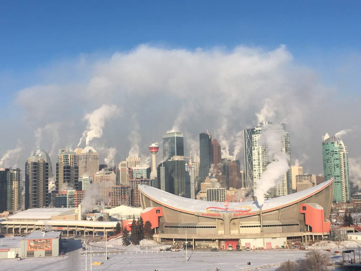 It was a cold day in Calgary on Wednesday, Jan. 15, 2020. 