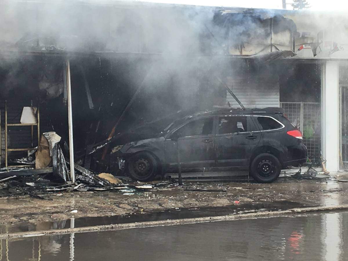 The aftermath of the 2019 incident at the Goodwill store.