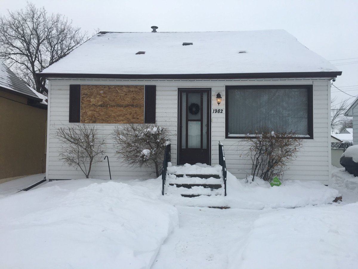 Winnipeg police want to know who keeps shooting at this house on Pacific Avenue.