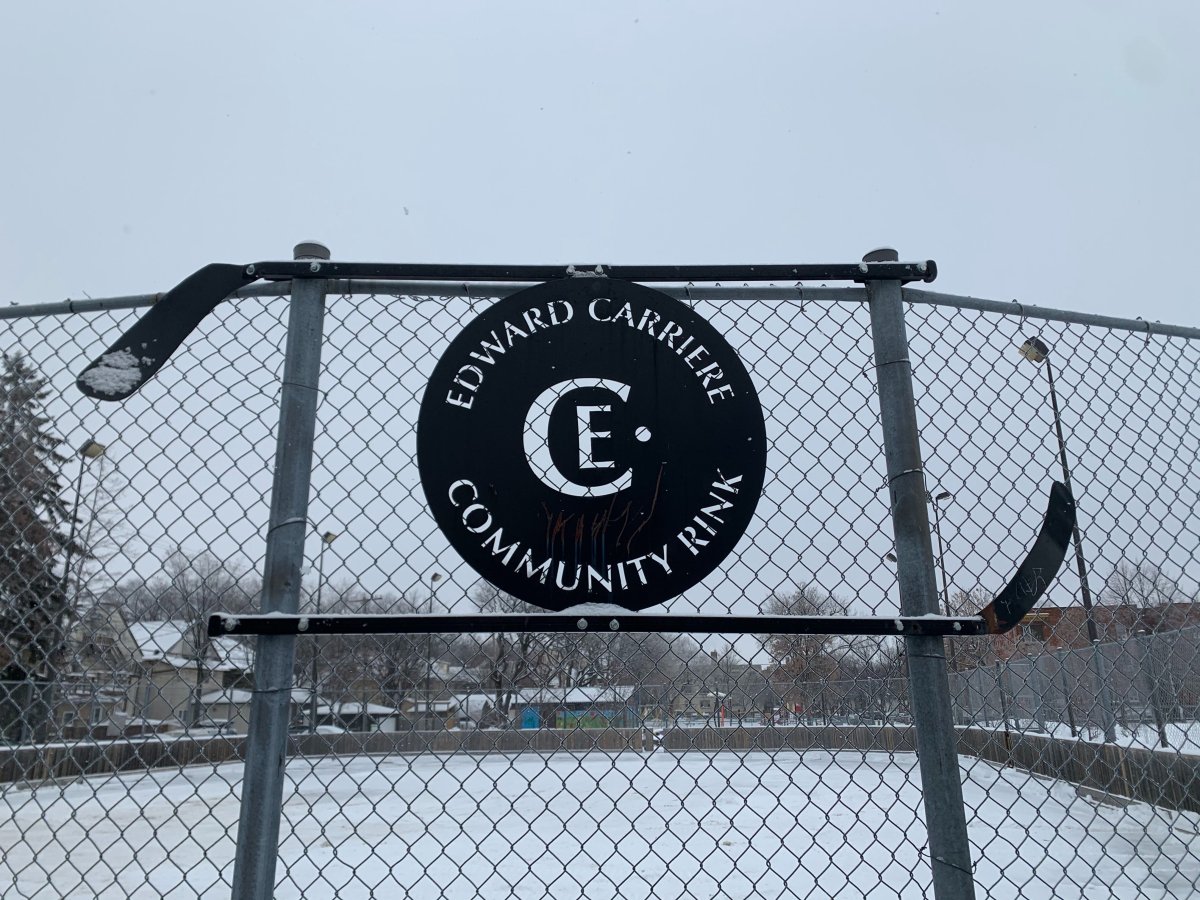The Edward Carriere Community Rink.