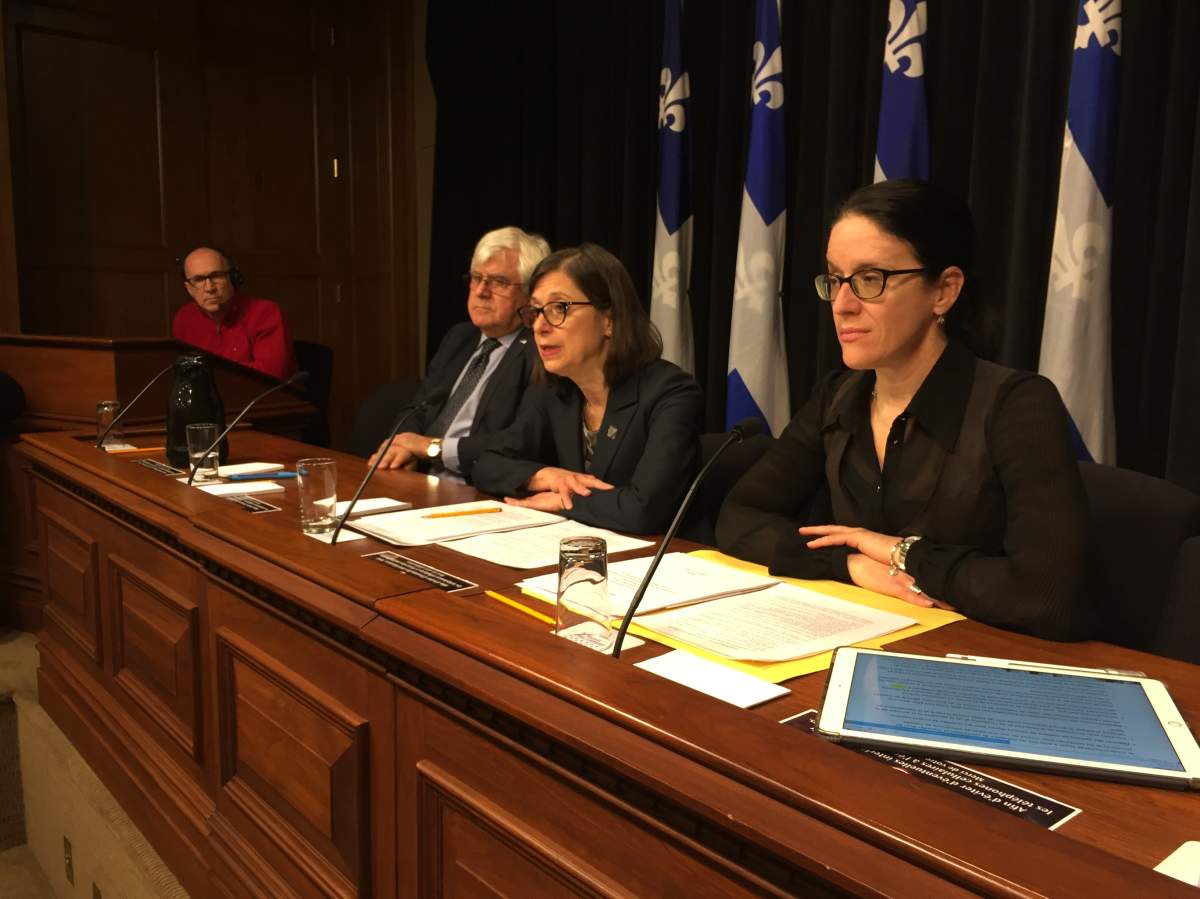 Quebec Health Minister Danielle McCann and Justice Minister Sonia LeBel say they won't make any legislative amendments to the provincial law, instead simply dropping the problematic sections. 