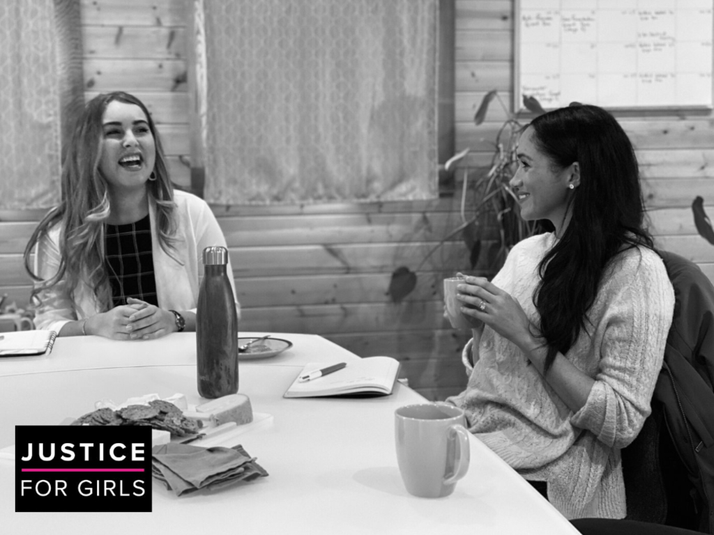 Meghan Markle meets with Justice For Girls employees to talk about gender inequality and violence against Indigenous women.