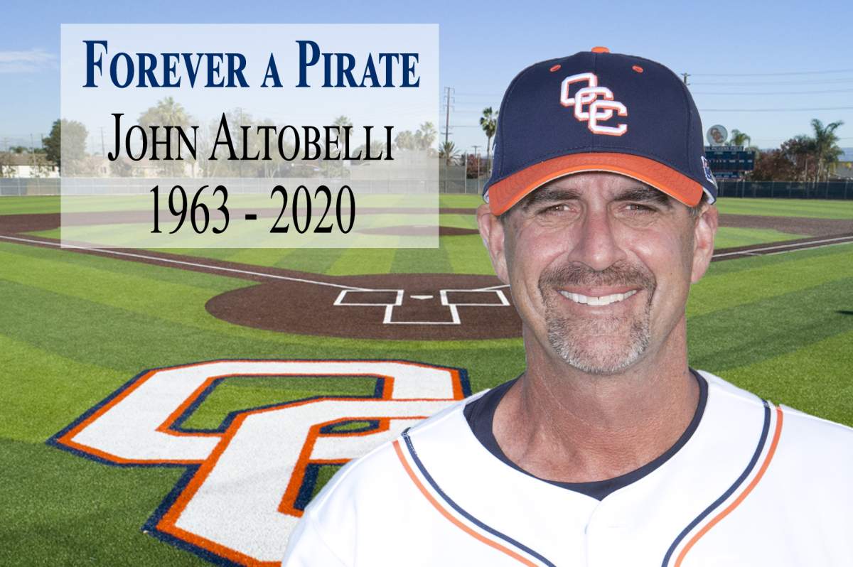 John Altobelli, 56, is shown in this photo shared by OCC Athletics.