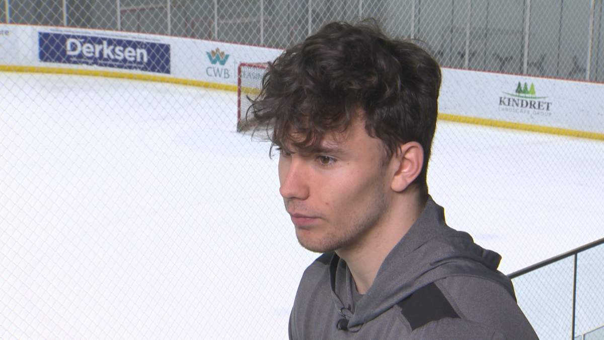 Nino Kinder of the Winnipeg Ice.
