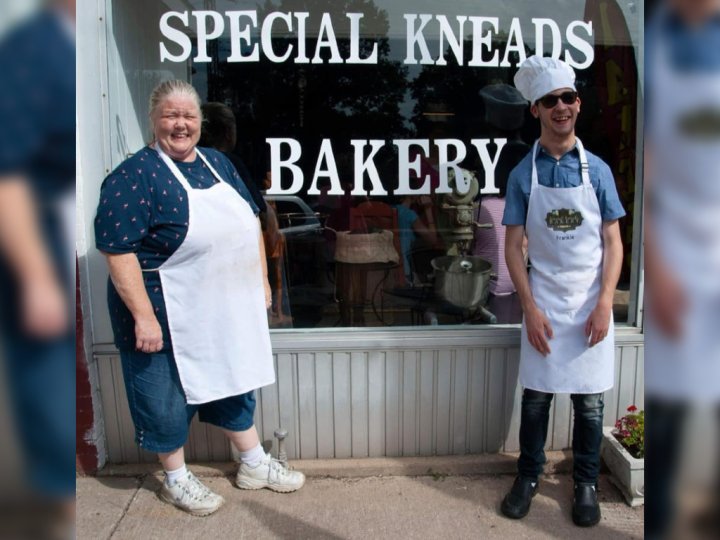 Mother opens Special Kneads Bakery to give son with cerebral palsy a