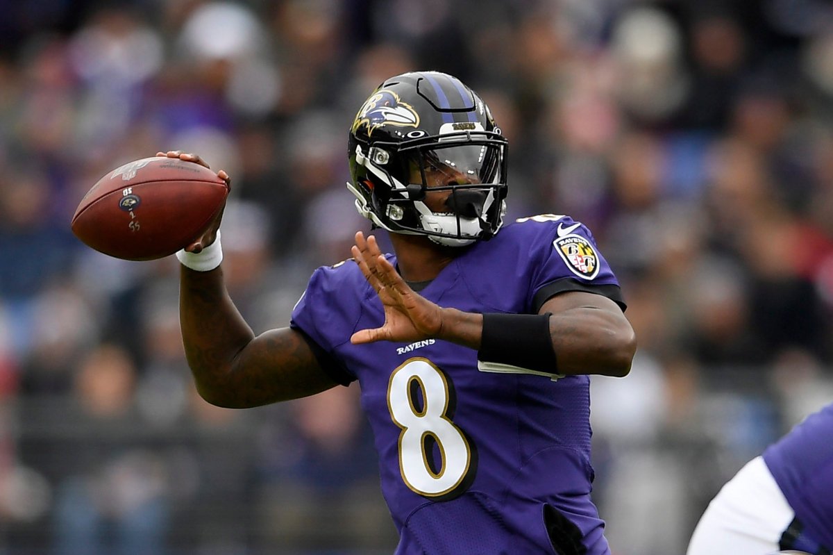 Quarterback Lamar Jackson leads the Baltimore Ravens into their NFL playoff game against the visiting Tennessee Titans on Saturday night.