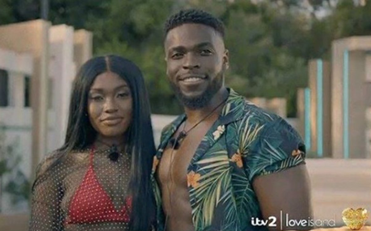 (L-R): 'Love Island's Leanne Amaning and Mike Boateng.