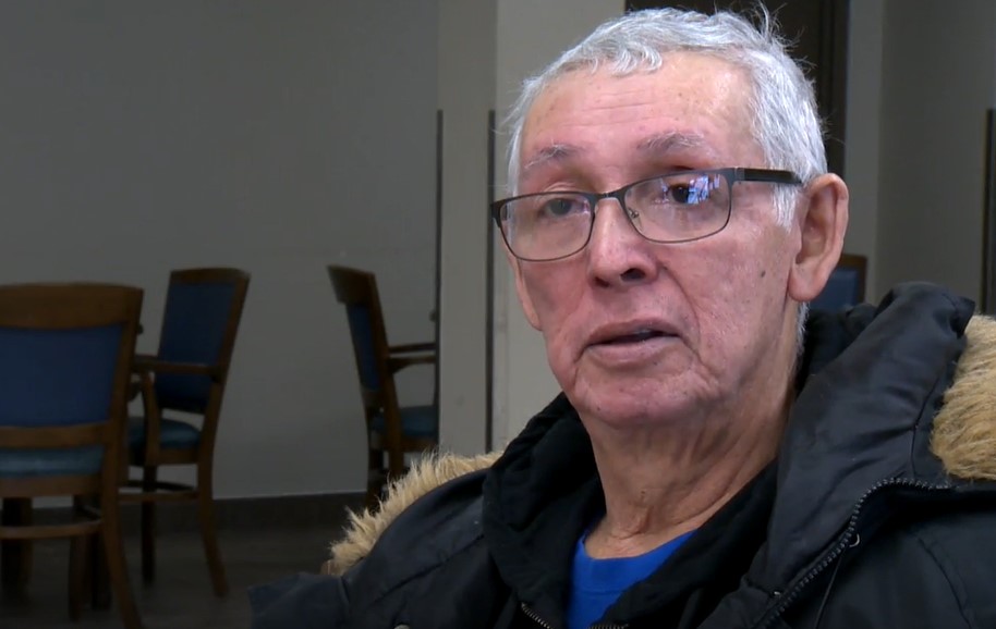 James Sinclair lives at 515 Elgin Ave. where firefighters were assaulted Tuesday. He says residents are too scared to leave their suites during fire alarms.