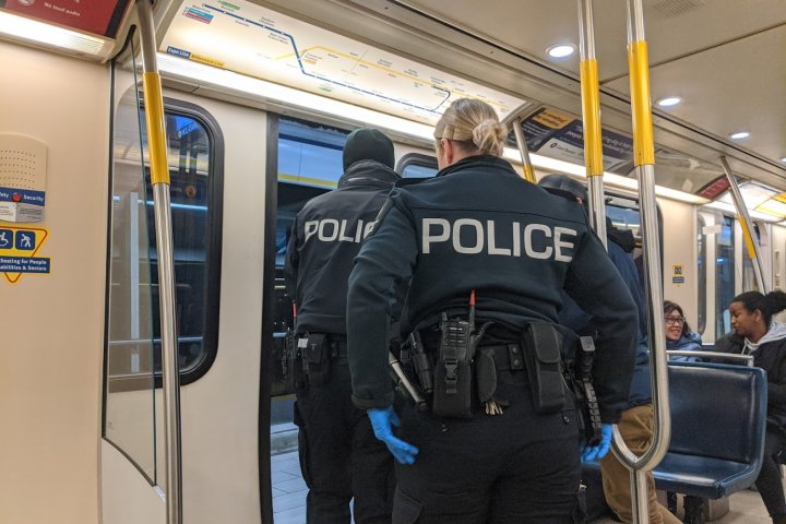 B.C. man charged after allegedly attacking, biting young women on SkyTrain