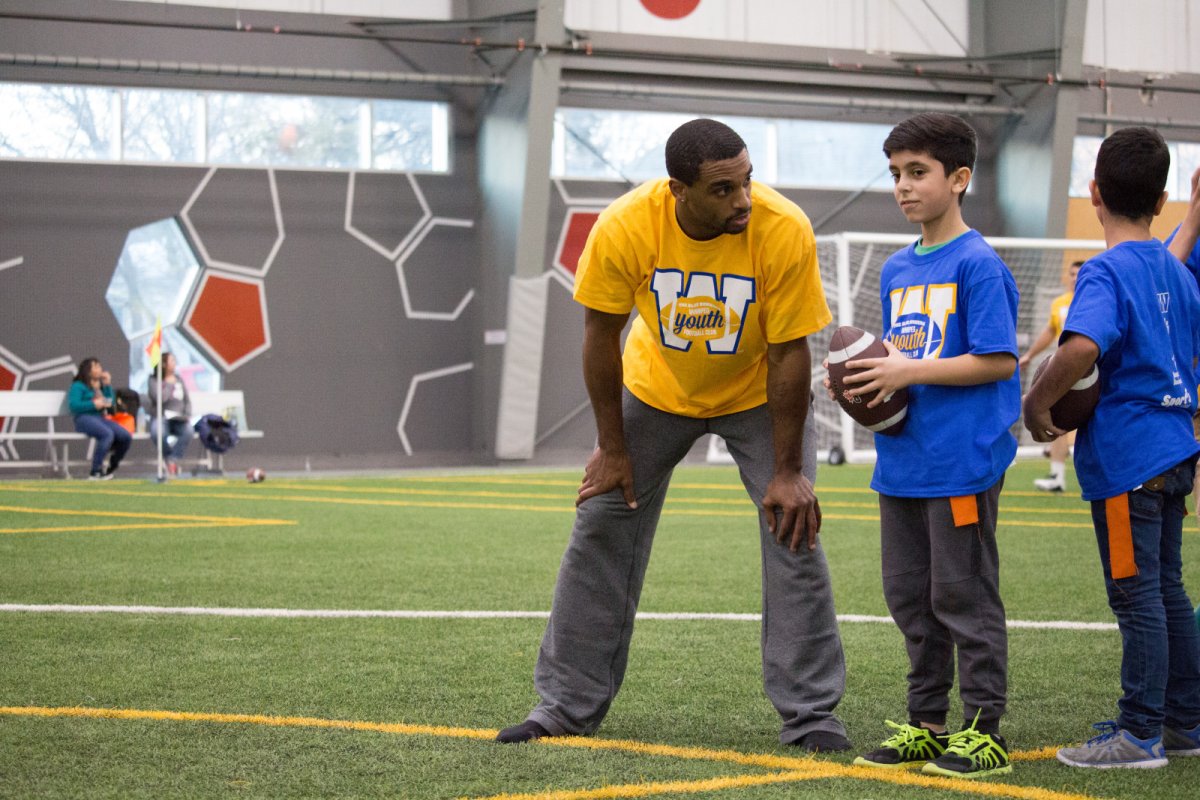 The Winnipeg Blue Bombers are partners with Football Manitoba in a spring flag football league.