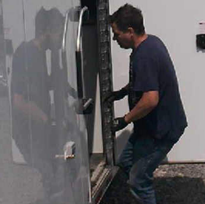 An image of one of two men who Ottawa police allege broke into a trailer in June 2019 and stole 30 chainsaws worth more than $25,000.